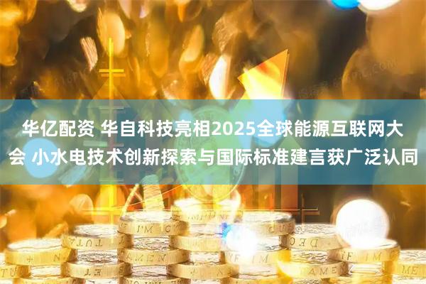 华亿配资 华自科技亮相2025全球能源互联网大会 小水电技术创新探索与国际标准建言获广泛认同